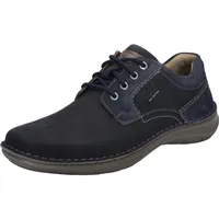 Josef Seibel Herren Bequemschuhe New Anvers 06,Weite K (Extra weit),Wechselfußbett,schnürer,flexibel,komfortweite,dunkelblau,49 EU - 49 EU X-Weit