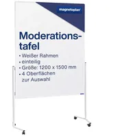 Magnetoplan Moderationstafel 120 x 150 cm Weiß