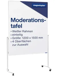 Magnetoplan Moderationstafel 120 x 150 cm Weiß