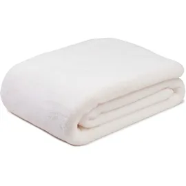 Gözze Merino Decke 180 x 220 cm wollweiß