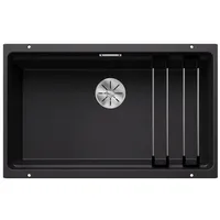 Blanco Etagon 700-U schwarz + Handbetätigung + InFino