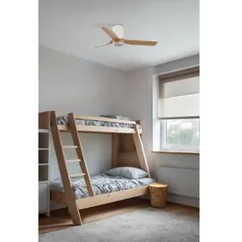 FARO Mini Punt Tub S 90 cm Deckenventilator Weiß/Braun