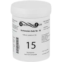 HOMOEOPATHIEFUCHS Schüssler-Salz Nummer 15 Kalium jodatum D6 Biochemie 1000 St Tabletten