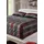 Westfalia Schlafkomfort Tagesdecke 257 x 250 cm Grau/Rot