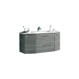 Sconto Waschtischunterschrank 111 x 51,5 x 48 cm Grau