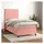 vidaXL Boxspringbett 100 x 200 cm Rosa