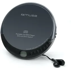 MUSE M-900 DM, 181 g, Schwarz, Tragbarer CD-Player