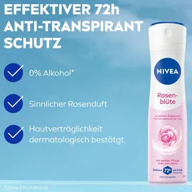 NIVEA Rosenblüte Deodorant Spray 6 x 150 ml