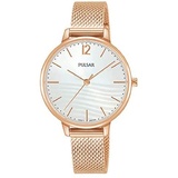 PULSAR Damen Analog Quarz Uhr mit Edelstahl Armband PH8486X1