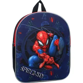 SpiderMan 3D Rucksack Schulrucksack mit großem Hauptfach und verstellbaren Schultergurten