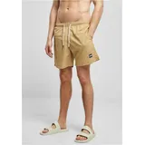 URBAN CLASSICS Badeshorts Block Beige M