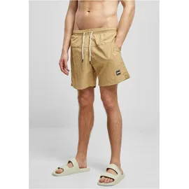 URBAN CLASSICS Badeshorts Block Beige M