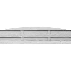 ORIGI WALLS Beton Sichtschutz Natural ELEGANT BOGEN doppelseitig