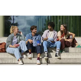 Mepal Lunchbox Take a Break midi - Brotdose To Go - Für 2 Sandwiches oder 4 Brotscheiben - Meal Prep Box - Essensbox mit Unterteilung - Spülmaschinenfest - 900 ml - vivid mauve