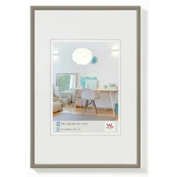 walther + design Lifestyle Kunststoff Bilderrahmen 013X018 STAHL