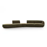 Micadoni Sofa Miley, modular 5-Sitzer grün