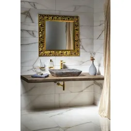 Sapho ZEEGRAS Rahmenspiegel 90 x 90 cm Gold
