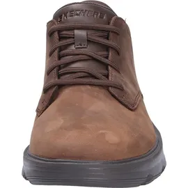 SKECHERS Arch Fit Garza Ridley Stiefelette, Cocoa Leather Synthetic, 42 EU
