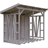 SKANHOLZ Holzunterstand Max 300 x 229 x 160 cm Holz beige