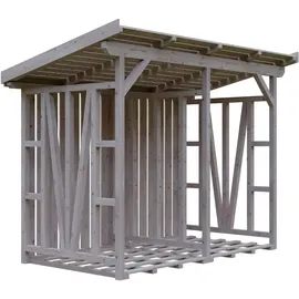 SKANHOLZ Holzunterstand Max 300 x 229 x 160 cm Holz beige