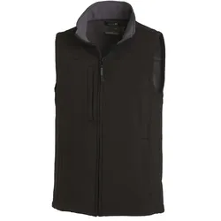 Herren-Softshellweste "10/1046" - M - schwarz