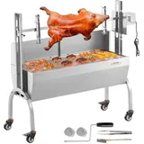 Vevor Lammgrill, Spanferkelgrill, Spießbratengrill, 52W 90kg Windschutzscheibe