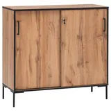 Schildmeyer MÖBELPARTNER Schiebetürenschrank 2000, 701516 landhaus-eiche 2 Fachböden 100,1 x 41,0 x 96,6 cm