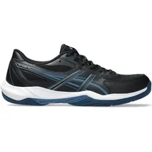 Asics GEL-FLARE 12 Netball-Schuhe, Black/Winter Sea, 44.5 - 44.5