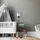 Paco Home Wandleuchte "Ela 214", schwarz, 1, Ø 18cm H: 26,5cm, Leuchten, Kinderlampe Wandlampe Mit Schalter Ø 18cm Lama Rosa Grau Kabel 3m E14, Wandleuchte