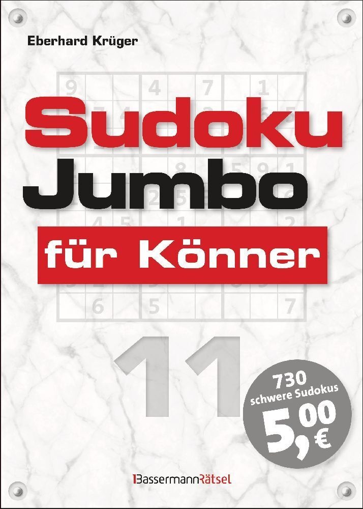 Sudokujumbo Für Könner 11 - Eberhard Krüger  Kartoniert (TB)