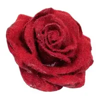 Flowerbox Wachsrose 12er-Set - goldfarben