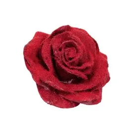 Flowerbox Wachsrose 12er-Set - goldfarben