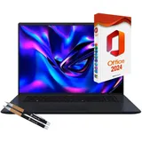 ASUS Vivobook 18 AI-7 445, 48GB DDR5-RAM, 2000GB SSD, (18"), beleuchtete Tastatur, USB-C-DP, Windows 11 Pro + MS Office 2024 Pro (Vollversion) - Schwarz