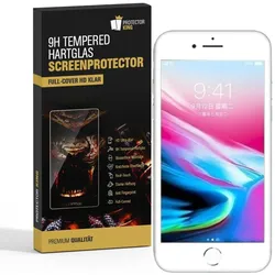 1x 9H Hartglasfolie für iPhone 8 FULL COVER 3D Panzerfolie Displayschutzfolie WS