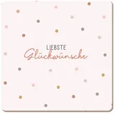 Grafik Werkstatt lustiger Untersetzer aus Kork | Glückwünsche, Bunt