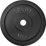 AtHaus® Hantelscheiben 10 Kg Gusseisen Hantel Gewichte 30/31 mm Ø - Guss Scheiben Gusscheibe Hantelscheibe Platte Rad Pro