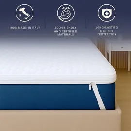 The White Stone Topper 140 x 200 cm H2 Memory Foam