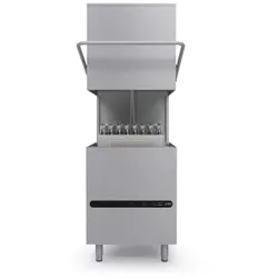 Saro Spülmaschine BERLIN, Haubenspülmaschine, Edelstahl, Standsicherer Gewerbe Geschirrspüler mit einer Türhöhe von 40 cm, 1 Spülmaschine