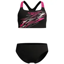 Speedo Bikini Medley Racerback Schwarz 164