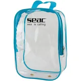 SEAC Full Face Mask Bag, transparente Kunststofftasche für Schnorchelmaske, durchsichtig