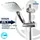 tecuro ew-120Q Brauseset mit 2 Funktionen Chrom 160 cm