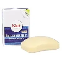 Klar EcoSensitive Öko - Kernseife 100g, Seifenstück parfümfrei, Vegan, Feste Seife zur milden Reinigung