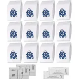 Nazalus-Hot Sale-HyClean 3D FJM Staubsaugerbeutel für Miele (12 Beutel, 2 Motorfilter, 2 Abluftfilter) Staubsaugerbeutel für Miele GN Pack XXL,