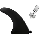 Moling 9 Zoll SUP Finne Ersatzfinne,Aufblasbares Surfboard Finne,Universelle,Paddelbrett Finne für US Fin Box,Longboard (Stil 1)