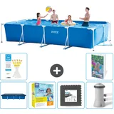 Rechteckiger Frame Pool - 450x220x84 Cm - 7-teilig  S85