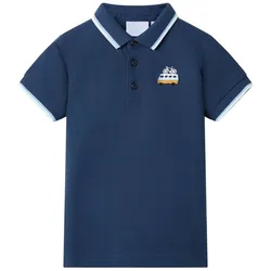 Kinder-Poloshirt Dunkelblau 92