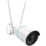 5MP wlan Überwachungskamera Outdoor, 2,4GHz/5GHz wlan cctv ip Kamera Aussen mit Personen-/Fahrzeugerkennung, IP66 Wetterfest, Nachtsicht,