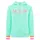 Zwillingsherz Hoodie "Rahel", Damen, Gr. M, grün (mint), Sweatware, Obermaterial: 50% Baumwolle, 50% Polyester, Basic normal, ohne Ausschnitt, angesetztes Bündchen, Sweatshirts Hoodie, Kontrastbündchen, Kängurutasche, Langarm, Kapuze, Kordelzug