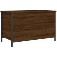 VidaXL Sitzbank mit Stauraum Braun Eiche 80x42,5x50 cm Holzwerkstoff