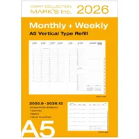 Mark's Europe MARK'S 2025/26 Refill, Taschenkalender, A5
